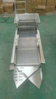 Tamiseur vibrant linéaire à un seul étage pour poudres chimiques, scellé, facile à nettoyer, en acier inoxydable, avec moteur 220V/380V