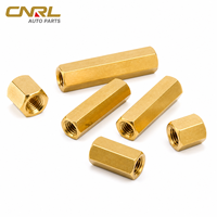 Entretoises hexagonales en laiton naturel H59 H62 M3-M8 DIN6334 pour châssis électronique – Kit de vis de support – Vente directe usine