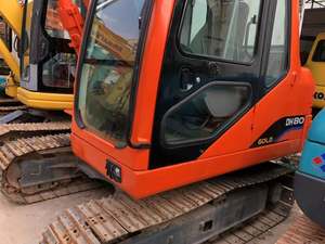 Excavadora usada original de Corea a la venta, 8 toneladas, buen estado, pintura original DH80 Doosan, motor EPA - Product Image 5