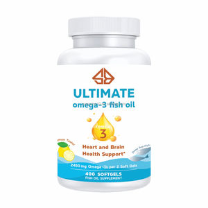Suplemento de Aceite de Pescado Omega-3 Natural Ultimate Omega con Sabor a Limón, Extra Fuerte, con EPA y DHA, 120 Cápsulas Blandas - Product Image 3