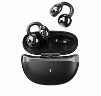 Écouteurs sans fil Q68 à clip d'oreille, contrôle tactile, pour sport, musique et jeux, son stéréo