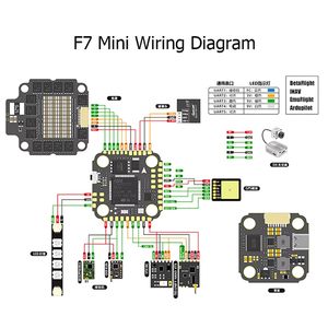 Nuevo Controlador de Vuelo F7 <span class=keywords><strong>MINI</strong></span> MPU6500 16MB Black Box Betaflight F7 Control 3-6S Lipo RC FPV Drone - Product Image 5
