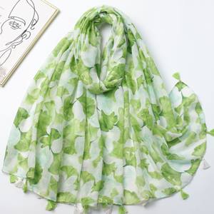 Petit vert <span class=keywords><strong>Bali</strong></span> fil imprimé longue écharpe femmes été châle pour crème solaire chaud confortable usine directe pour <span class=keywords><strong>voyage</strong></span> vacances - Product Image 6