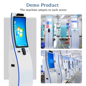 Factory Direct Sell 23.6/32 Inch Flexible Screen Qr Barcode <b>Scanner</b> Ticket <b>Printer</b> Facial Payment Self Service Ticket Kiosk - Product Image 5