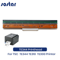 Kepala Cetak Printer TE344 Asli untuk Printer Barcode Termal TSC TE344 TE310 TE300 Suku Cadang Grosir 300DPI
