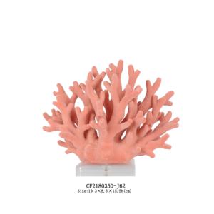 Kunstmatige Hars Massaal Roze <span class=keywords><strong>Aquarium</strong></span> Decoratie Koraal Sculptuur Met Acryl Base - Product Image 2