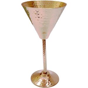 Premium Quality Handmade Copper <b>Wine</b> <b>Goblet</b> Cup Unique Chalice Design with Moscow Mules & Great Gift 100% Pure Brass Base - Product Image 4