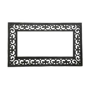 Halbkreis/Rechteck DIY Design Bedruckbare Personalisierte Logo Rutschfeste Fußmatte Sublimations-Blanko Gummi-Bodenmatte - Product Image 4