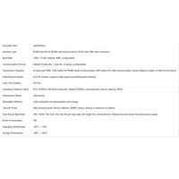 Module de communication à distance LORA-MODBUS-IO8R-A, transmission transparente sans fil, acquisition d'entrées/sorties numériques et analogiques