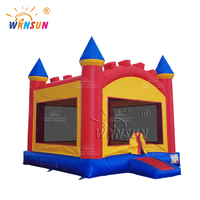 Château gonflable semi-fermé portable WINSUN, écologique, pour usage commercial, capacité 3-5 personnes
