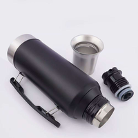 Thermos de 1300 ml pour Yerba Mate, conçu pour une utilisation avec une tasse ou une gourde à maté, thermos à double paroi isolé sous vide, camping