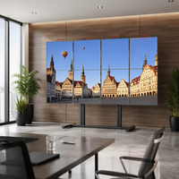 Led Video Dinding Led latar belakang panggung raksasa dalam ruangan luar ruangan 500x1000mm P2.9 P3.91 P4.8 layar Display Led sambungan tanpa kelim