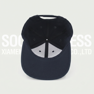 Soo Chic High Quality <strong>Navy</strong> <strong>Baseball</strong> <strong>Cap</strong> 6-Panel Cotton with Custom Logo 3D Embroidery Four Seasons Unisex Outdoor - Product Image 6