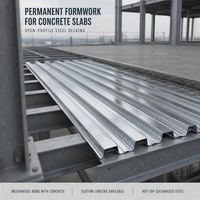Materiales de Construcción Metálicos YXB51-250-750 Losa de Acero de Primera Calidad para Piso, Plataforma de Construcción Compuesta, Precio de Fábrica