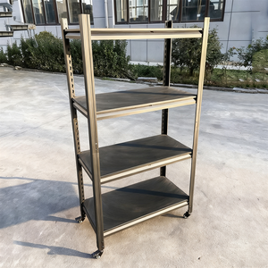 Hot Sale 5 Layer Steel Boltless Rack with Corrosion Powder Coated Black Warehouse <b>Storage</b> Shelf - Product Image 4
