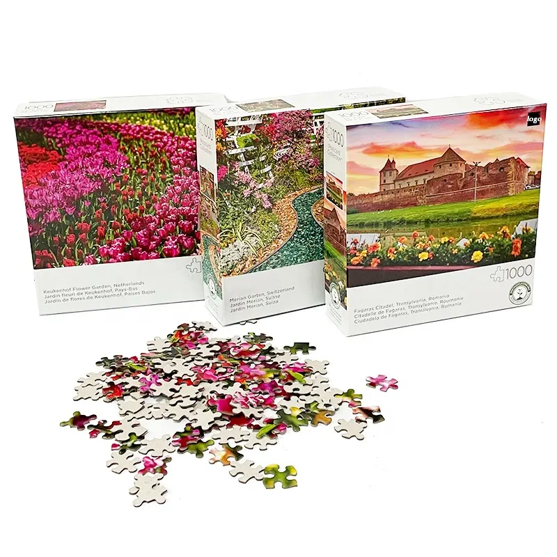 Multicolore Oem Custom Puzzle Game Rompecabezas giochi alti e Puzzle sublimazione per adulti