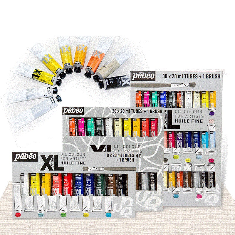 Заводская поставка, Разноцветные алюминиевые трубки в упаковке, 10 20 30 40 цветов, Джамбо 20 мл масляная краска, набор художественной краски