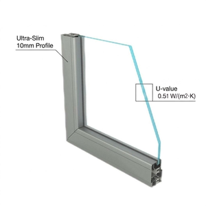 Vidrio al Vacío Ultrafino de 10 mm <span class=keywords><strong>para</strong></span> <span class=keywords><strong>Ventanas</strong></span> de Bajo Consumo Energético, Vidrio Templado Insonorizado Low-E VIG <span class=keywords><strong>para</strong></span> Residencias - Product Image 2