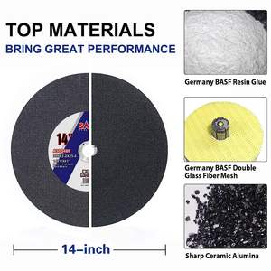 Pour SALI <span class=keywords><strong>355</strong></span> <span class=keywords><strong>mm</strong></span> meule de coupe abrasive <span class=keywords><strong>disque</strong></span> de coupe en métal de 14 pouces Support OEM & OBM personnalisé pour Machine de découpe - Product Image 3