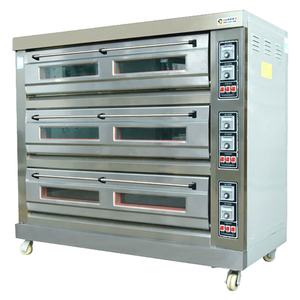 Horno Eléctrico de 3 Niveles y 9 Bandejas con Certificación CE para Cocina de Hotel, Restaurante y Catering - Product Image 1