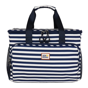 Large Pet Accessory Travel Bag, Fits Pet Bowl with Trolley Sleeve for Luggage, Durable Organizer Tote - Product Image 1