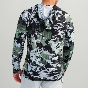 Camisas de pesca impermeables personalizadas de alta calidad UPF 50, de manga larga, transpirables, a prueba de viento, Tallas grandes - Product Image 6