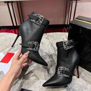 Stivaletti <span class=keywords><strong>di</strong></span> <span class=keywords><strong>Marca</strong></span> <span class=keywords><strong>di</strong></span> Lusso Firmati <span class=keywords><strong>di</strong></span> Altissima Qualità a Prezzo <span class=keywords><strong>di</strong></span> Fabbrica in Vera Pelle con Tacco per Donna - Product Image 3