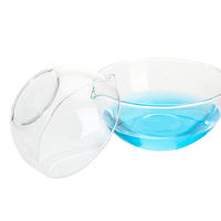 Cuvette d'évaporation de laboratoire en verre transparent haute température avec bec verseur, 60mm, 90mm, 120mm, 150mm
