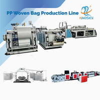 Machine de fabrication de sacs à semences en plastique tissé PP avec dispositif de découpe, insertion, couture et ourlage à échange automatique, haute productivité, compétitive