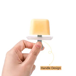 HAIXIN6PACKプラスチックアイスキューブトレイイージーリリース1.8オンスアイスモールド-スティック付きトレイアイスキャンデー型