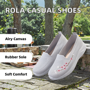 Summer and Autumn Casual Sports <b>Shoes</b> by Soft-Soled with Durable Rubber Insole mesh <b>Canvas</b> <b>Trendy</b> <b>Shoes</b> - Product Image 2