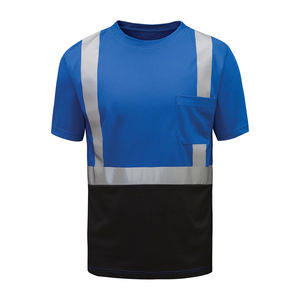 Camisa de Seguridad Ligera de Alta Visibilidad, Tejido de Malla Transpirable, ANSI/ISEA 107 Clase 2, Reflectante, para Hombre, para la Construcción - Product Image 1