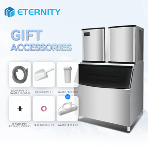 Máquina Comercial Automática para Hacer Hielo en Cubos de 60kg-1200kg, Fabricante de Hielo Cristalino - Product Image 1