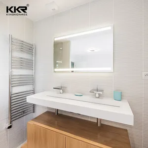 KKR superficie sólida vanidad del gabinete del cuarto de baño del encimeras de baño gabinetes de baño vanidad moderna