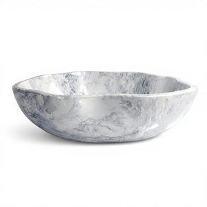 Premium Abstract Resin epoxy Serving <b>Bowl</b> Handcrafted Modern Decorative Fruit, Salad & <b>Snack</b> <b>Bowl</b> for Luxury Table Settings - Product Image 3