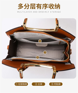 Bolsos Cruzados de Moda para Mujer, Bolsos de Mano de Lujo de Cuero PU, Bolsos de Hombro de Alta Calidad para Mujer - Product Image 3