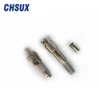 Vente en gros RF BNC mâle connecteur Coaxial sertissage RG6 câble 50 Ohm Rass/alliage matériel mâle Coaxial BNC pour antenne
