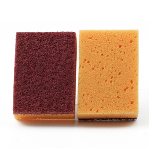 <span class=keywords><strong>Mejor</strong></span> Precio al por mayor Plato Sartén <span class=keywords><strong>Olla</strong></span> Lavado Exfoliante Esponja Cocina Gruesa Scrubber Pad Limpieza Estropajo Esponja Almohadillas Estropajo Esponjas - Product Image 2