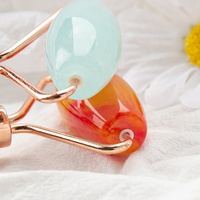 Gloway Vibrant Colors Outil de massage en résine anti-âge Toucher doux Rouleau en résine de massage facial pour le drainage lymphatique