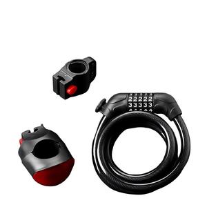 Candado de Cable de Acero con Combinación de 5 Dígitos JOHORSE CB-11004, Antirrobo, Impermeable, Ligero, para Bicicleta Eléctrica de Montaña, Portátil - Product Image 1