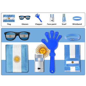 Producto de Moda 2026, Set de Accesorios para Fanáticos de Argentina, Productos para Animar, <span class=keywords><strong>Bandera</strong></span> Argentina - Product Image 1