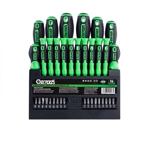 Multi-bit <b>Screwdriver</b> Set 6.35x25mm Industrial Grade Torx Phillips Pozidriv Slotted Bits - Product Image 3