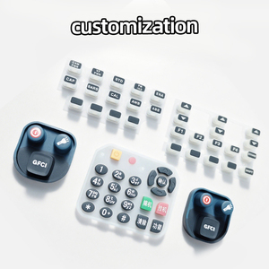 Phổ đa-sử dụng Silicone bàn phím cho điều khiển từ xa tập thể dục trackers thiết bị nhỏ máy móc công nghiệp cao su - Product Image 4