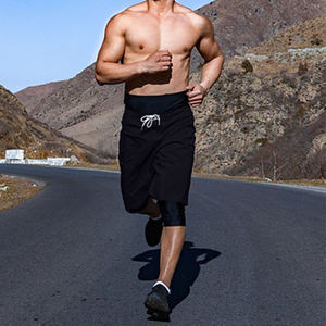 Muslim Halal Swim Shorts <strong>Men</strong> Swimsuit Spandex Quick Dry Shorts <strong>Swimwear</strong> for <strong>Islamic</strong> <strong>Men</strong> Knitted Beach Swim Trunks Swimming Pants - Product Image 4