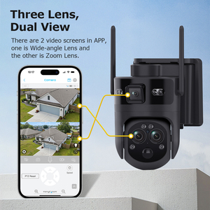 Çiftlik çiftlik için yeni 15X Zoom 4G güvenlik kamera HD renk gece görüş IP65 su geçirmez güneş akülü uzaktan izleme - Product Image 4