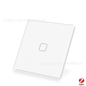 Smart Touch Switch Zigbee Single Wire 86 Standard With Remote Control For Home Automation - Product Image 2