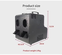 Effet spécial de scène 2 têtes RGBW 4in1 LED couleur bulle fumée brouillard machine à bulles pour événement de scène de fête de mariage en plein air