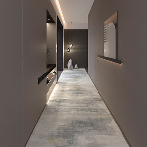 Tapis de couloir long haut de gamme tissé à la machine, antidérapant, résistant à la saleté, sans lavage, personnalisable, pour hôtel et usage domestique - Product Image 3