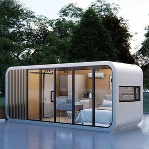 Villa Préfabriquée Moderne, Mini-Villa Portable, Bureau Mobile, Location de Vacances, Cabane Conteneur de Luxe, Maison en Acier Sandwich - Product Image 1