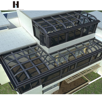 HANNOVER Serre moderne personnalisée en aluminium insonorisation et isolation thermique en plexiglas impact des ouragans gazebo véranda